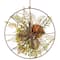 13" Harvest Flower Circular Decoration